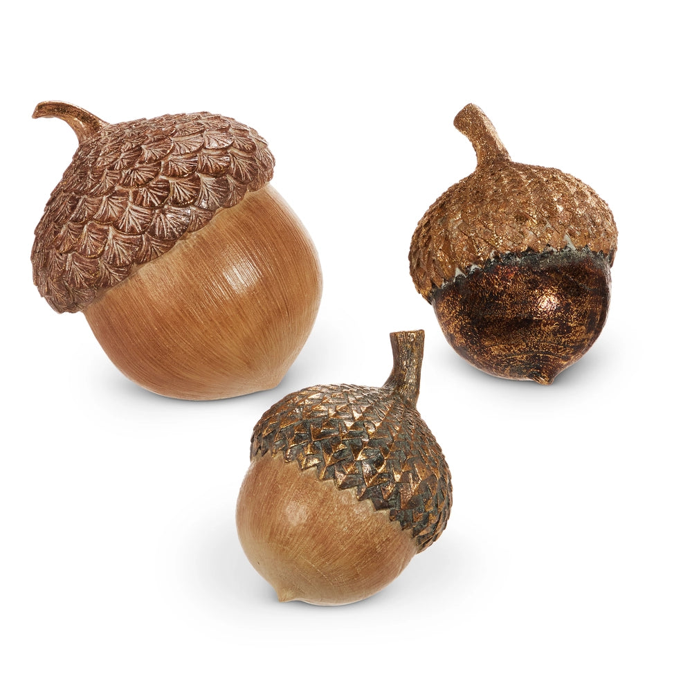 5.5" Gilded Acorns