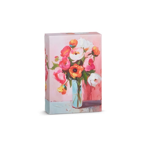 Floral Wall Art 6" Petite Botanical Print, Decorative Accent for Home, Perfect Gift for Plant Lovers Floral Wall Art Pink
