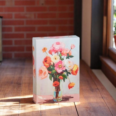 Floral Wall Art 6" Petite Botanical Print, Decorative Accent for Home, Perfect Gift for Plant Lovers Floral Wall Art