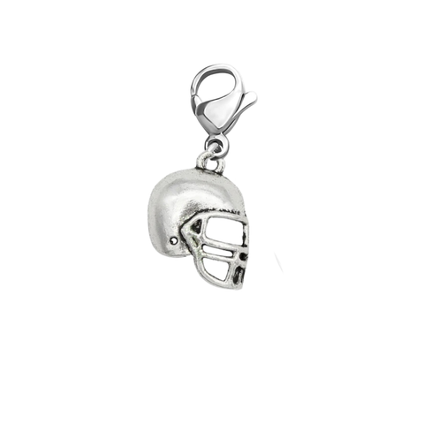 Football Clip Charm Helmet