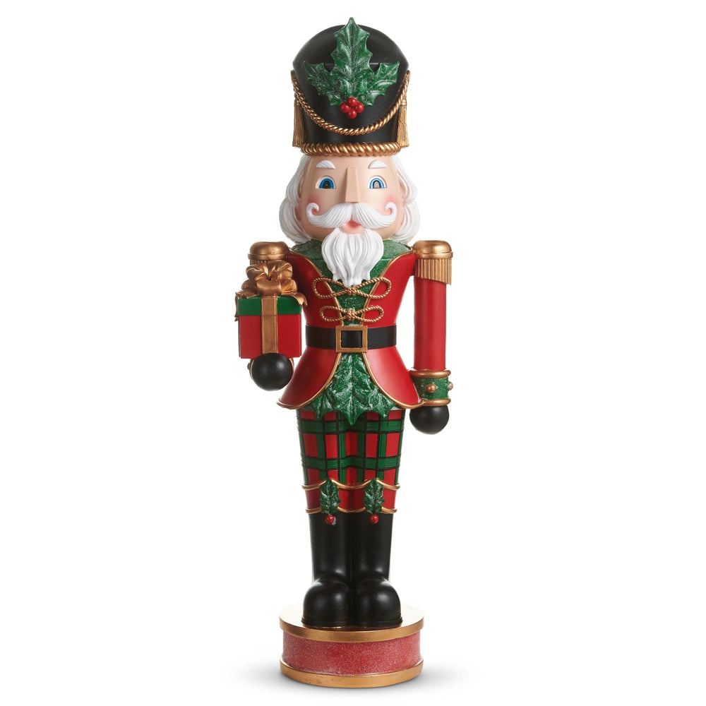 32" Plaid Nutcracker