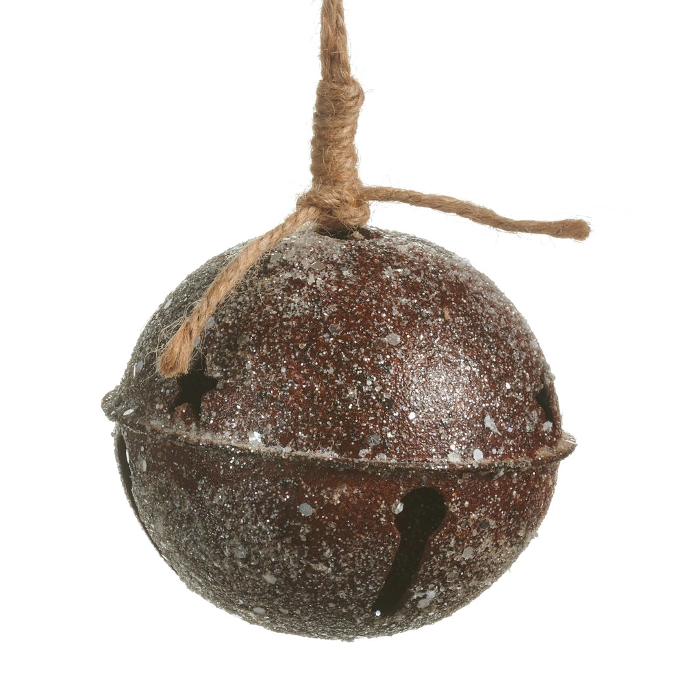 4" Iced Bell Ornament