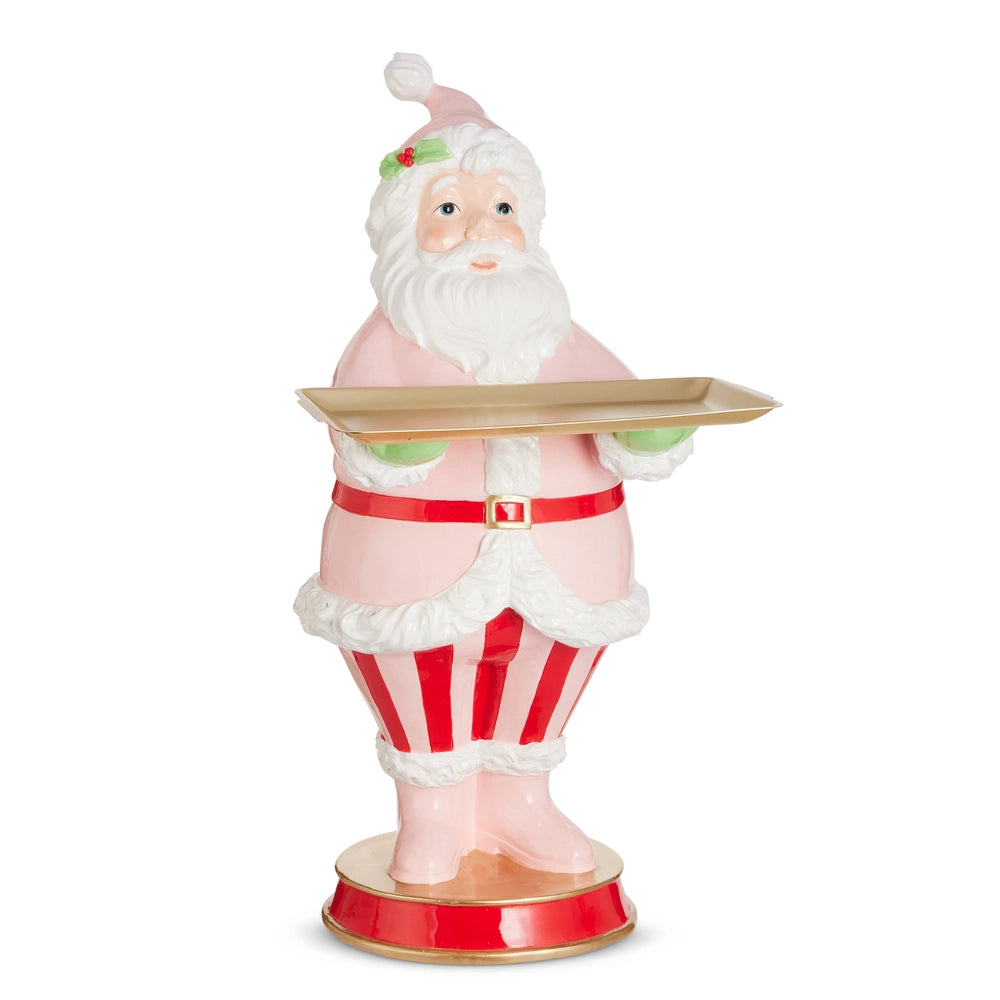 25.25" Pink Santa Butler