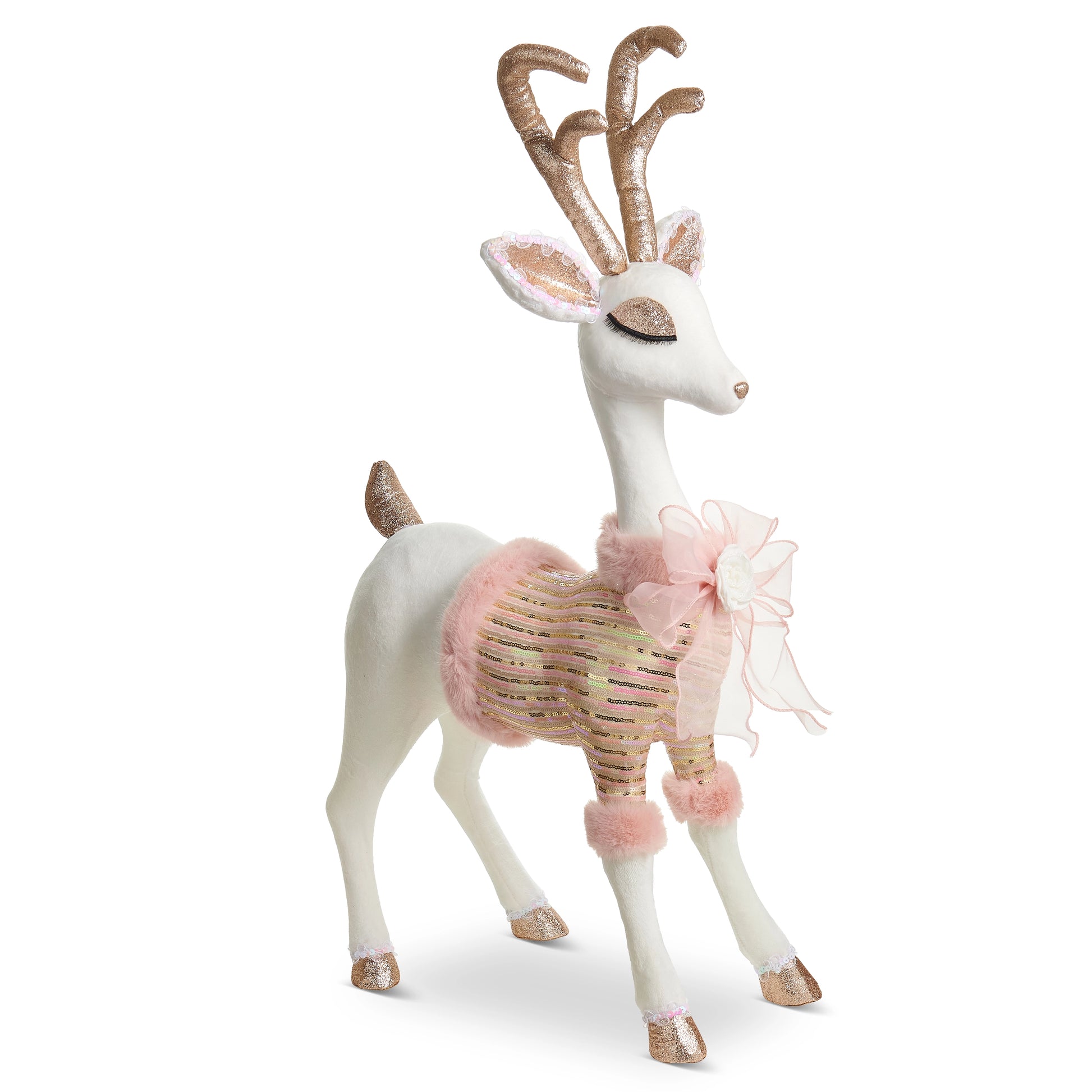 30.5" White Deer