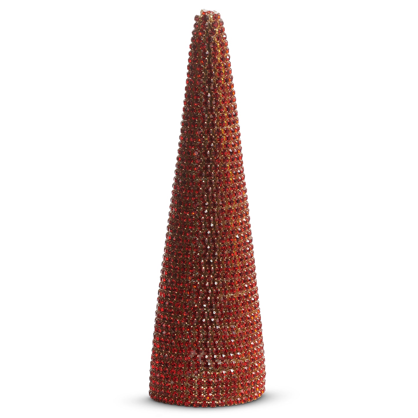13" Red Rhinestone Tree