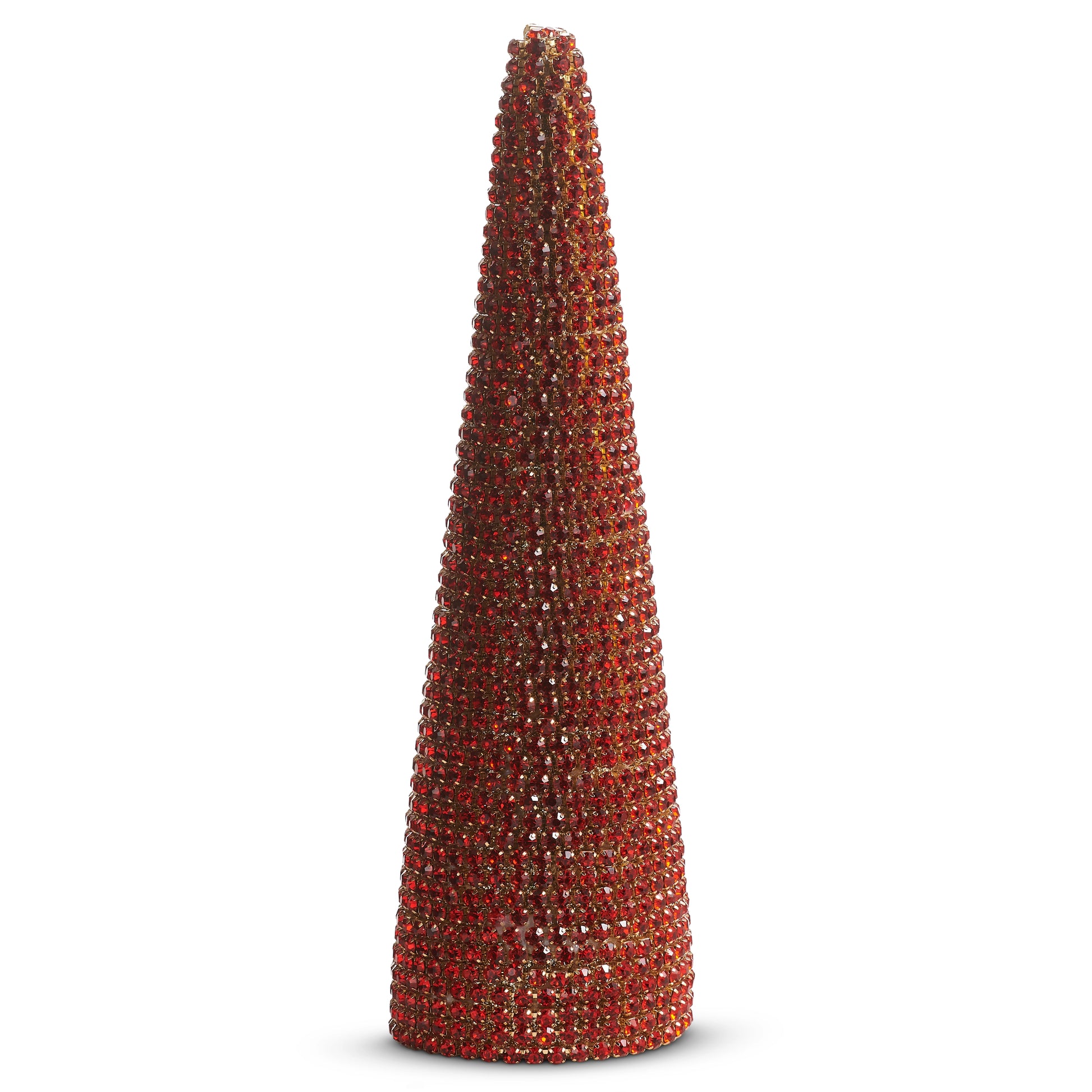 13" Red Rhinestone Tree