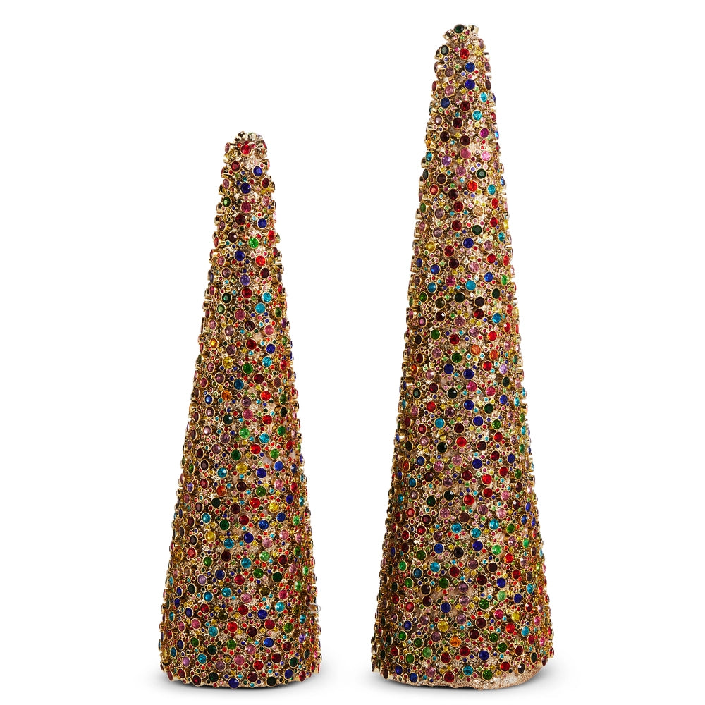 15.5" Multicolor Jewel Cones