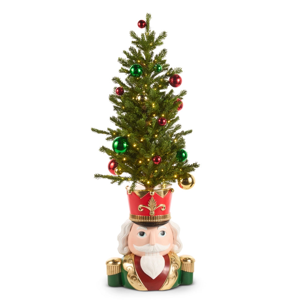 46" Nutcracker Tree Stand with Tree