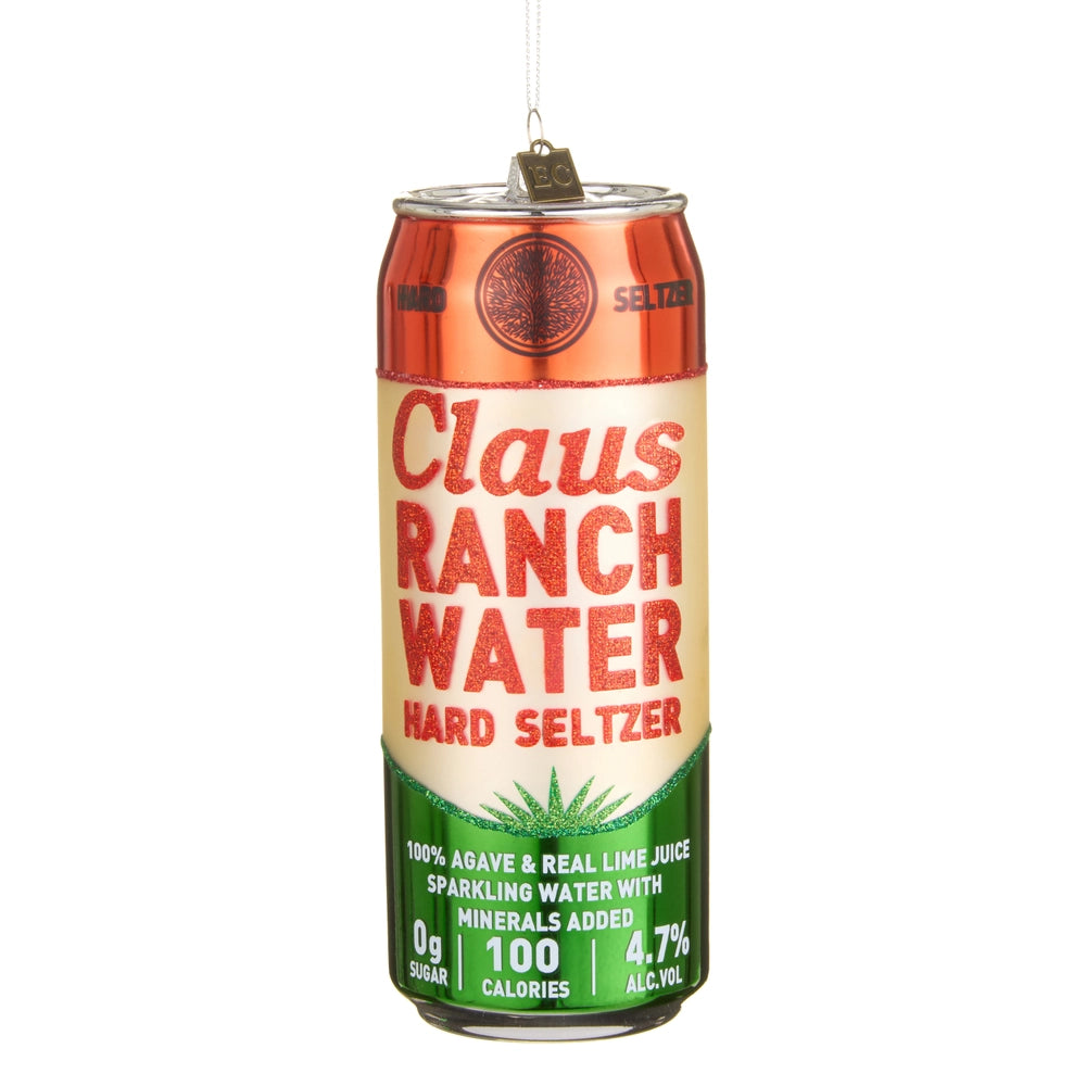 EC 7" Claus Ranch Water Ornament