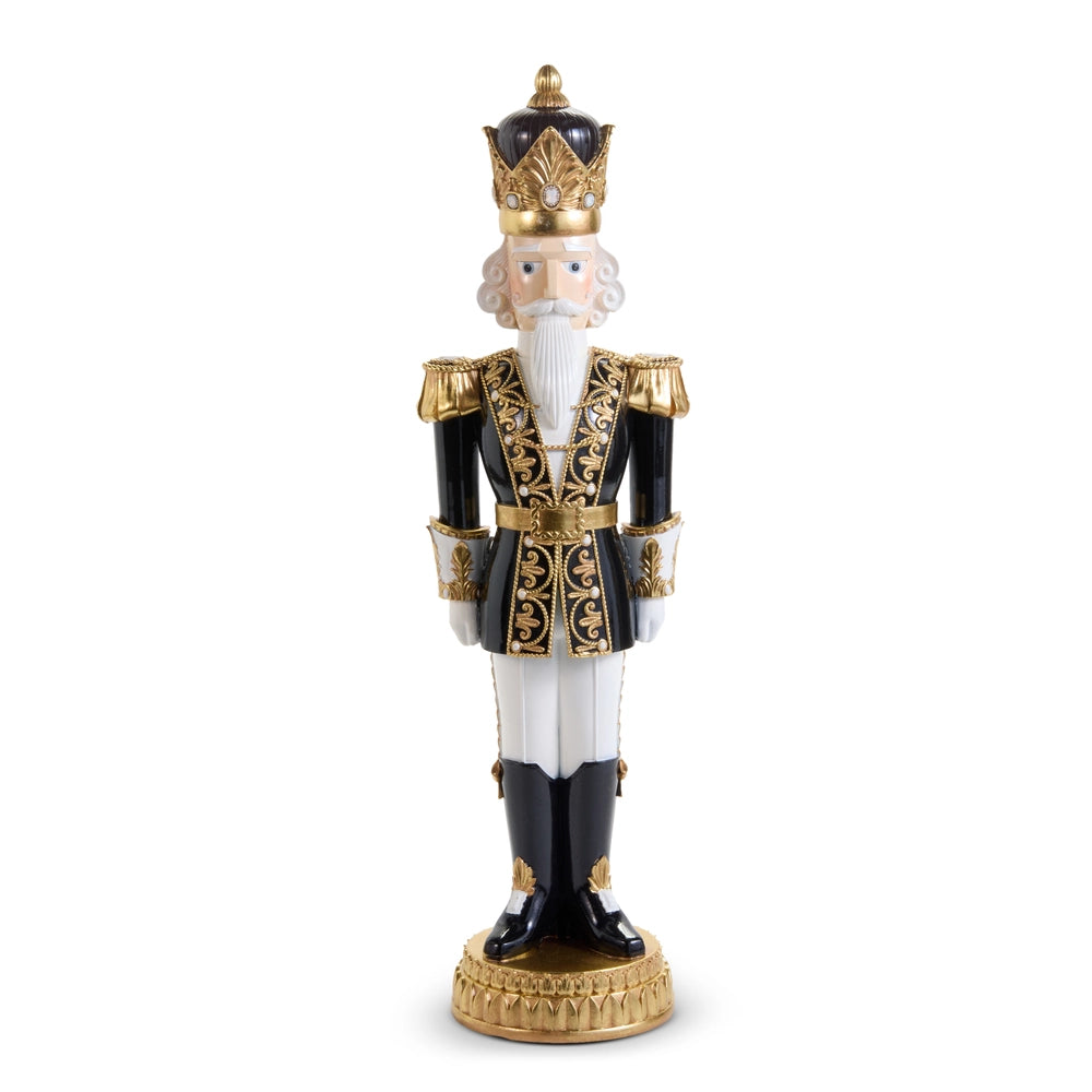 36.5" Black and Gold Nutcracker