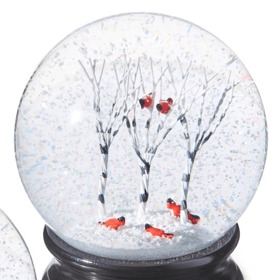 4.75" Cardinal Water Globe - Nifty Decor & More