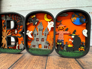 BOO 3D Halloween Scene    