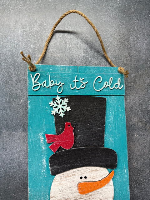 Baby it’s Cold Door Hanger    