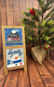 Christmas Leaning Sandwich Board Tiles Sports Interchangeable   