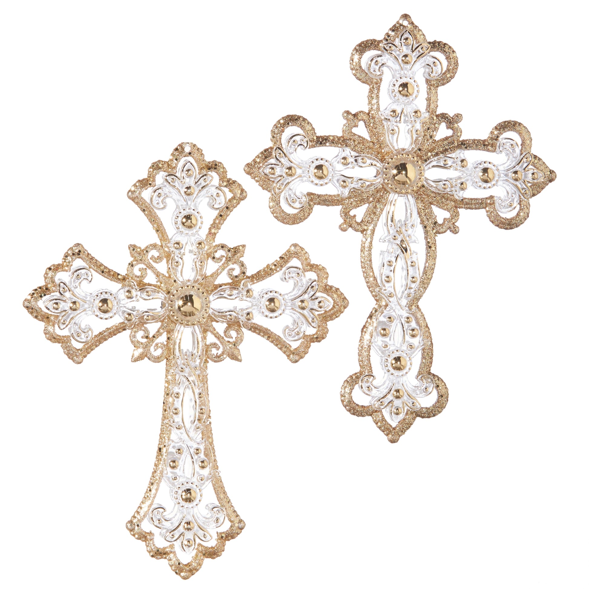 5" Jeweled Cross Ornament - Nifty Decor & More