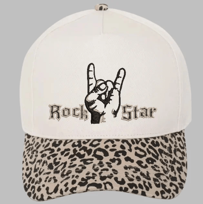 5 Panel Cap with Leopard Print Brim – Trendy Unisex Baseball Hat for Gifts & Fashion Lovers Baseball Cap