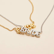 BRIDE 18K Gold Dipped Necklace