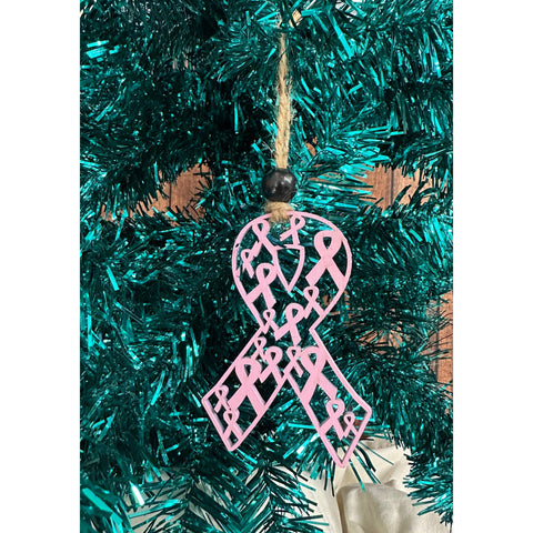Cancer Awareness Ornaments Christmas Ornament Ribbon - Multi  