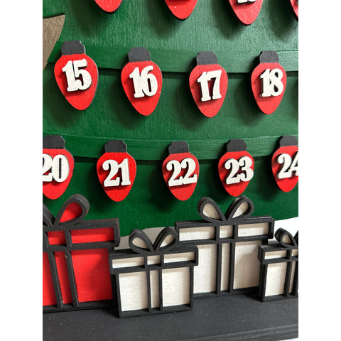 Christmas Tree Countdown Christmas Decor   