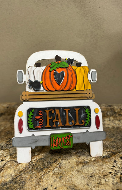 Hello Fall Harvest Truck Interchangeable Add On with Truck  