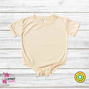Infant Baby Bubble Romper Short Sleeve Sublimation 6-PACK Natural 6-12M