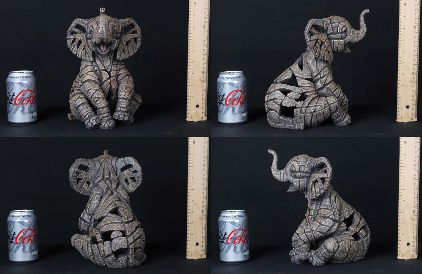 EDGES Elephant Calf Sculpture