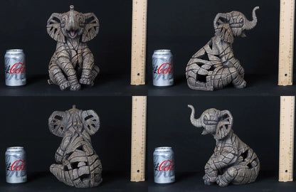 EDGES Elephant Calf Sculpture