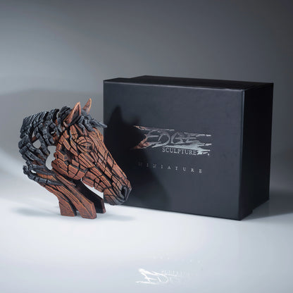 EDGES Mini Horse Bust Scultpure
