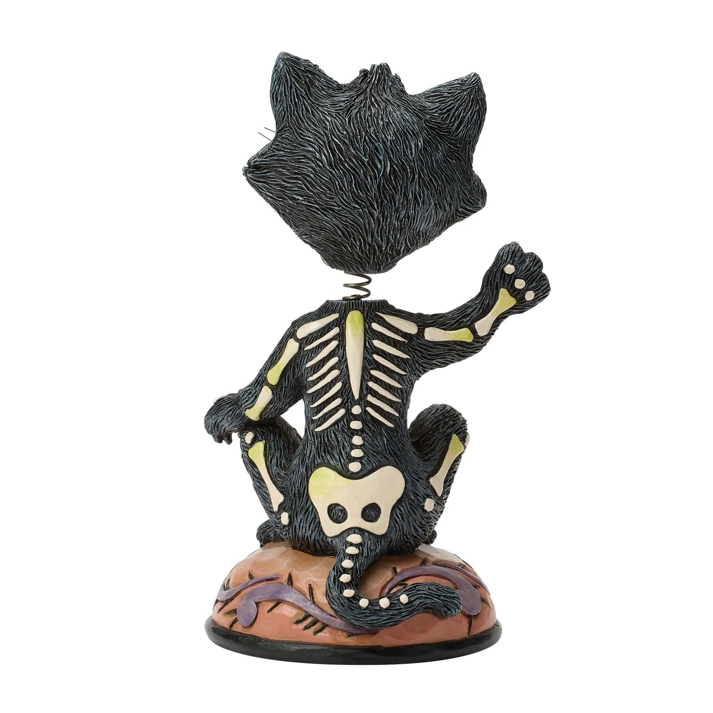 Bobble Head Black Cat Figurine