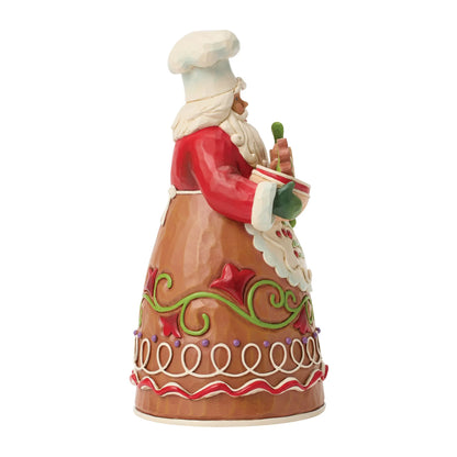 Gingerbread Pastry Chef Santa