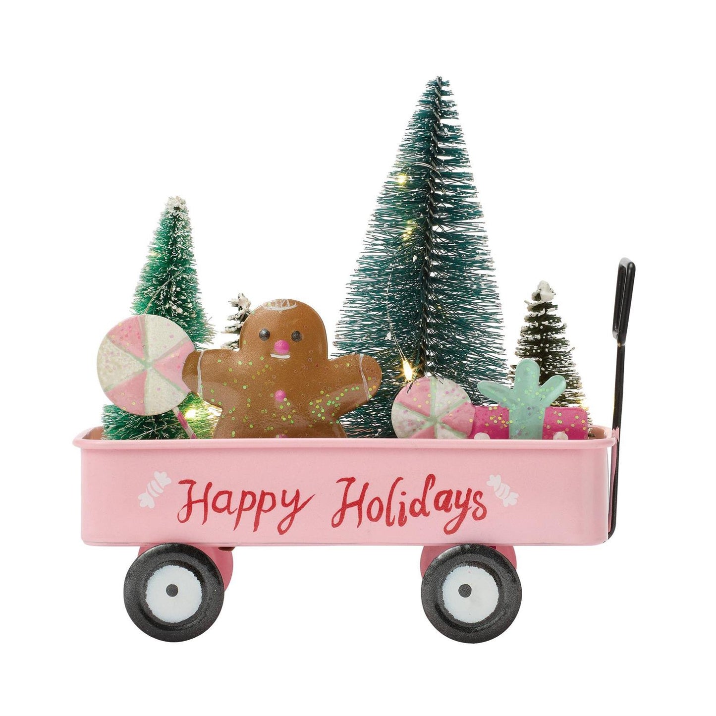 Sparkle LED Happy Holidays Cart