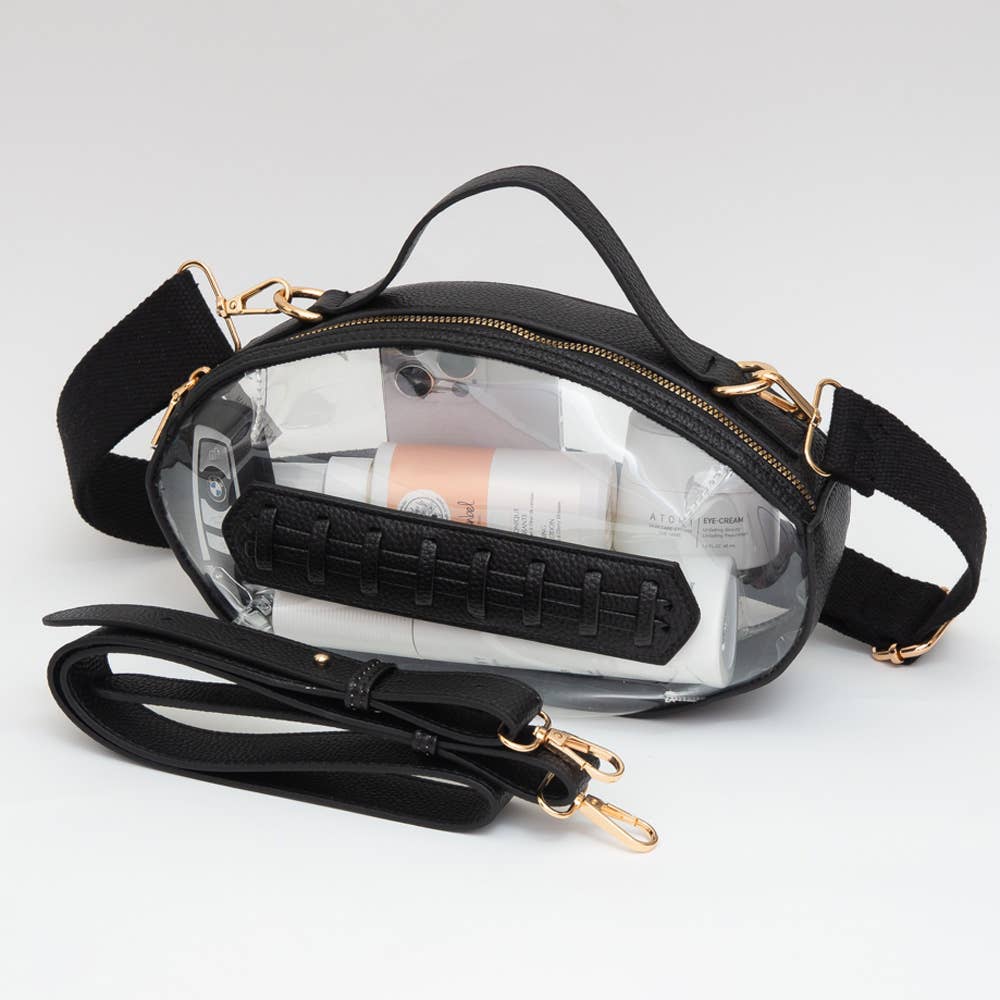 Football Shaped Purse Customizable Football Shaped Stadium Bags