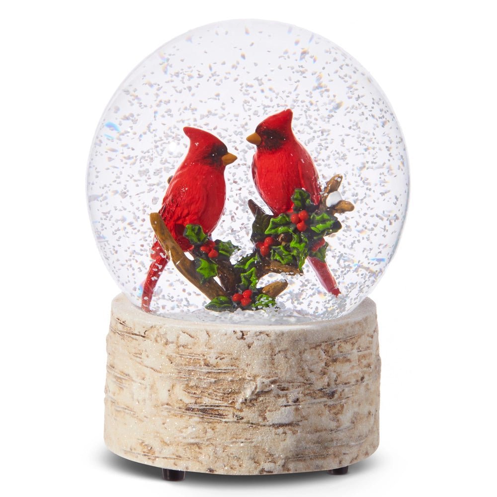 6.5" Cardinal Musical Water Globe - Nifty Decor & More