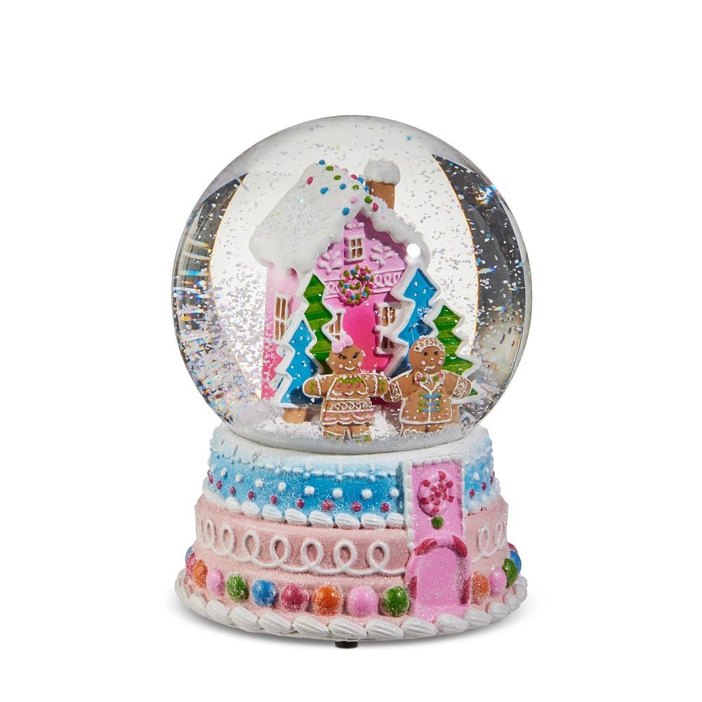 6.5" Gingerbread House Water Globe - Nifty Decor & More