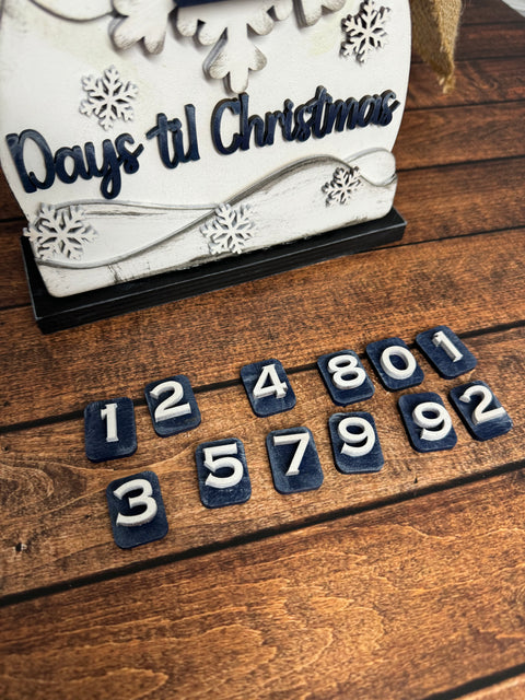 Snowman Christmas Countdown    