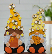 Honey Bee Gnome Couple