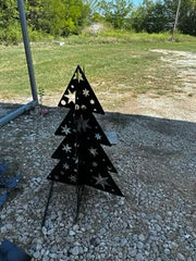 Metal Christmas Tree Outdoor Decor    