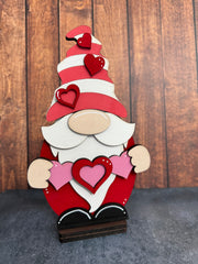 Valentine Gnomes Shelf Sitter Red