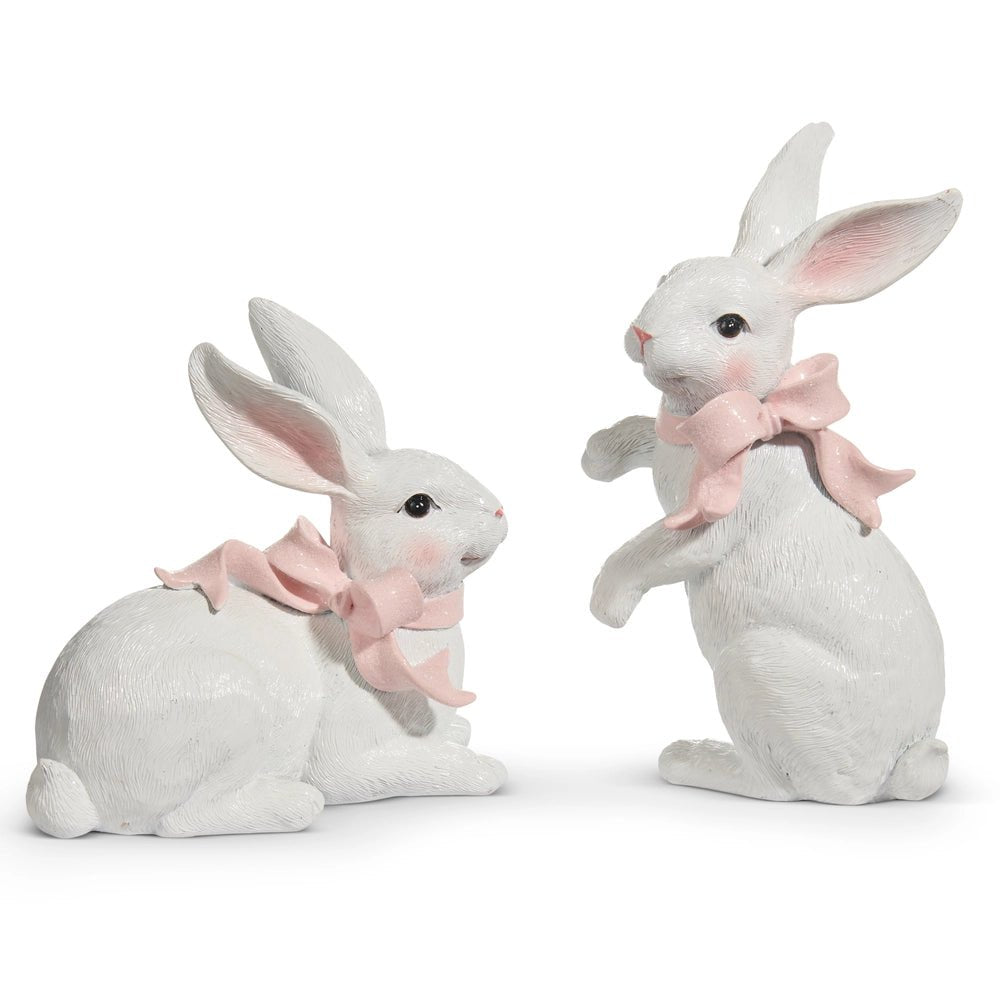 7.75" Bunnies and Bows - Nifty Decor & More