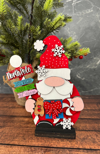 North Pole Santa Christmas Shelf Sitter   