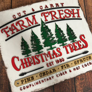 Farm Fresh Christmas Trees Christmas Wall Décor   