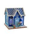 7"B/O HANUKKAH LED HOUSE TABLEPIECE - Nifty Decor & More