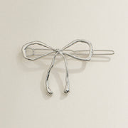 Metallic Bow Hair Clip