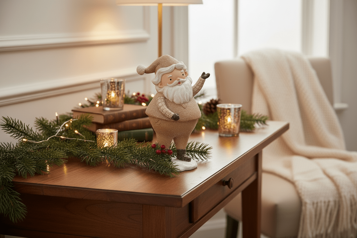 8" Whimsical Santa - Nifty Decor & More