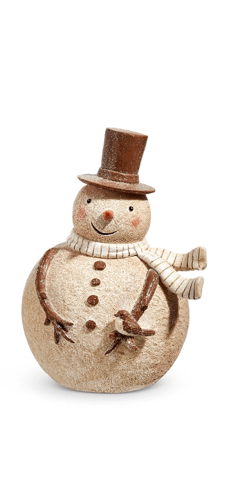 8" Whimsical Snowman Arms Down