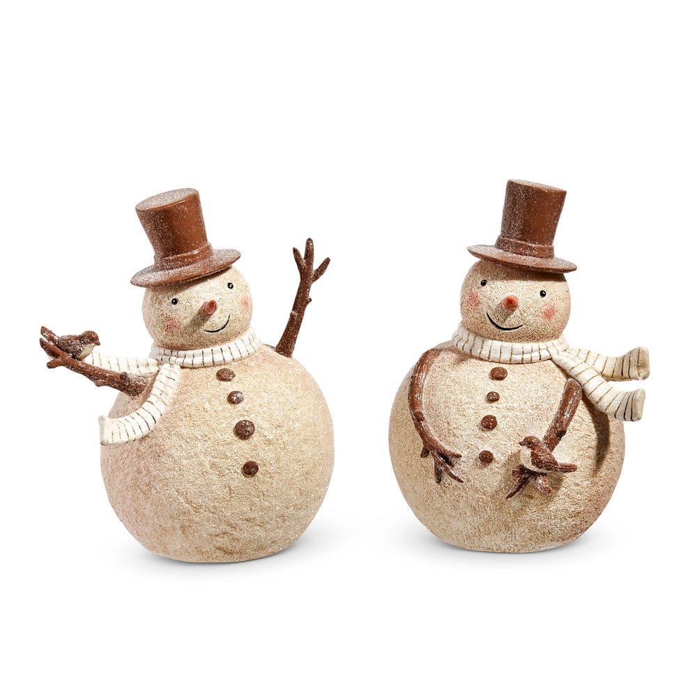 8" Whimsical Snowman - Nifty Decor & More