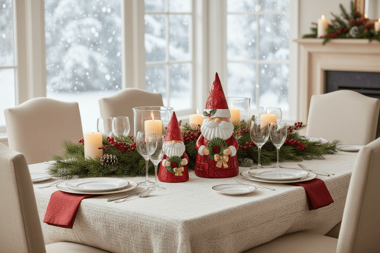 8.5" Santa Gnomes - Nifty Decor & More