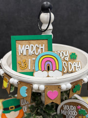 St. Patrick’s Day Tiered Tray