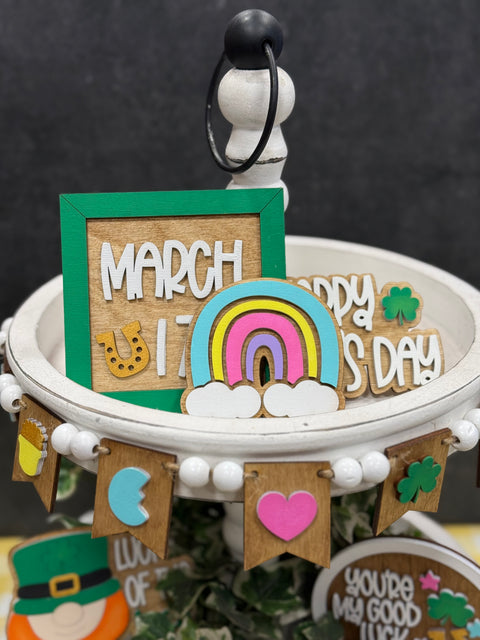 St. Patrick’s Day Tiered Tray