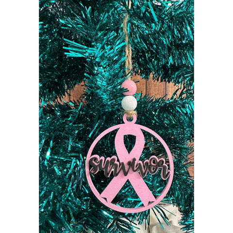 Cancer Awareness Ornaments Christmas Ornament Survivor  